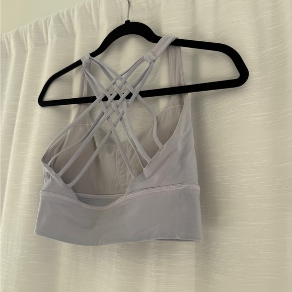 Lululemon Free to Be Wild Long Line Bra Gray | Size 6 - Picture 10 of 12